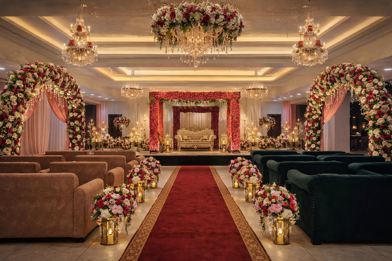 Grand banquet panorama